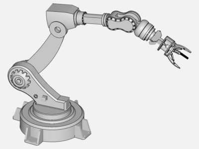Industrial robotic arm image