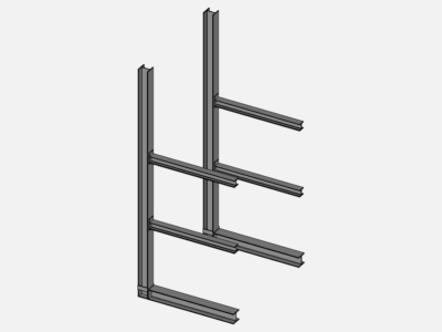 Lumber Rack with Beams for Arms image