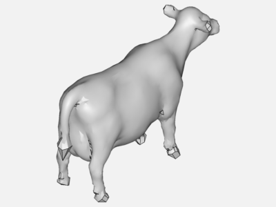 cow in air image