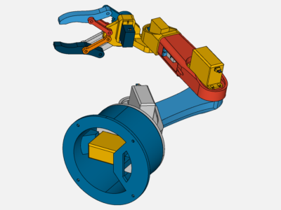 Robotic arm with gripper image