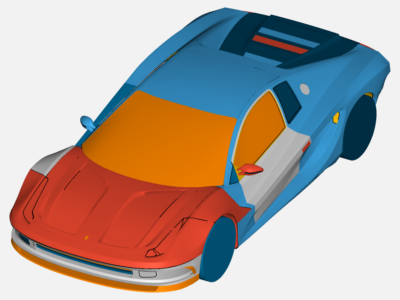 meshing Car with symmetry image