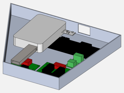 Electronics Circuit Box Thermal Simulation image