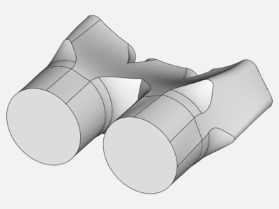 Air duct flow split with rotor image