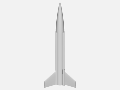 Rocket with camera image