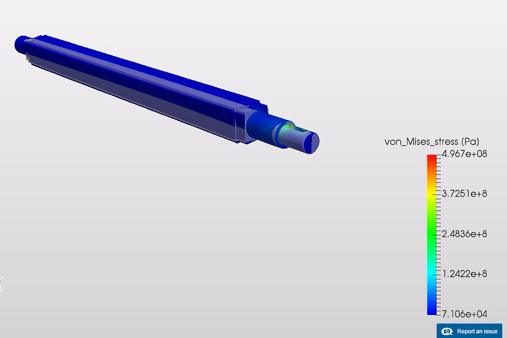 "Bearing constraint" for shaft simulation 2 by jousefm Project