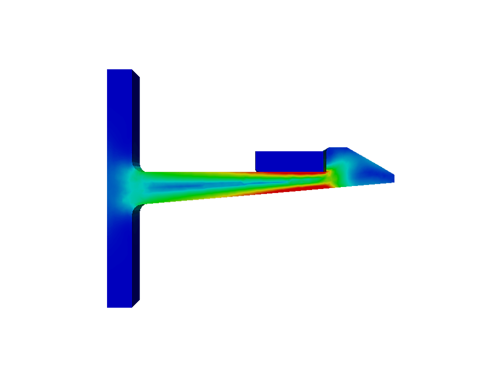 [Started] Cantilever Snap Fit Design Solid Mechanics / FEA SimScale