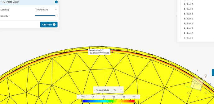 Very low temperature in my concrete crown