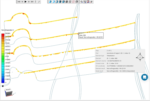 Bad mesh near the flaps' edges