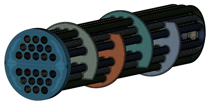 mesh-heatexchanger-conjugate-heat-transfer