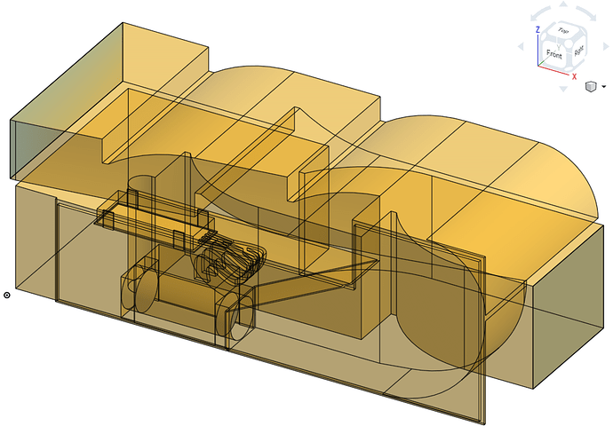 Trimetric View - Internal Fluid Volume