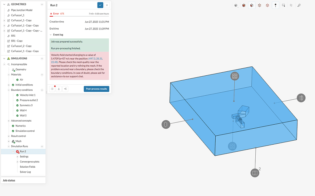 Wind flow analysis - Project Support - SimScale CAE Forum