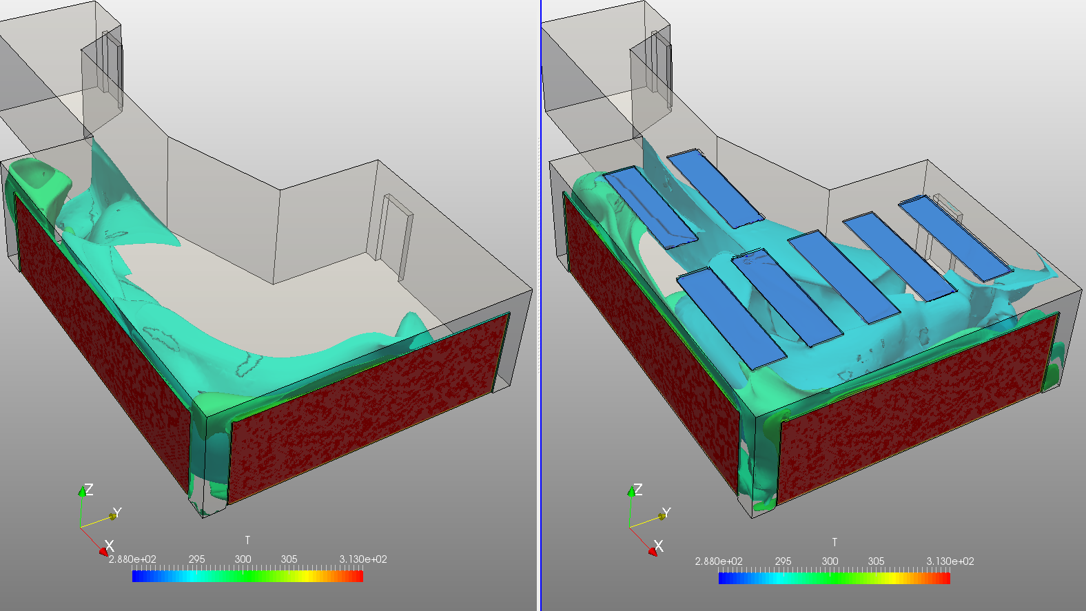 HVAC Simulation of an Office - Testing Thermal Comfort by dheiny | SimScale