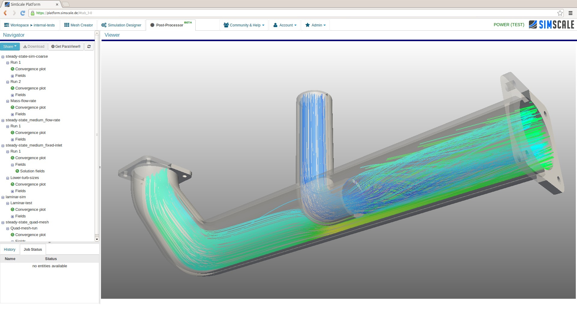 Comparison of Pipe Junction Designs with CFD Analysis SimScale
