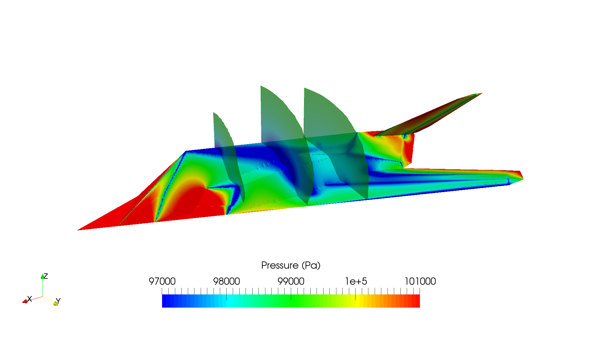 Aerodynamic CFD analysis of an F-117 bomber by emadarali ...