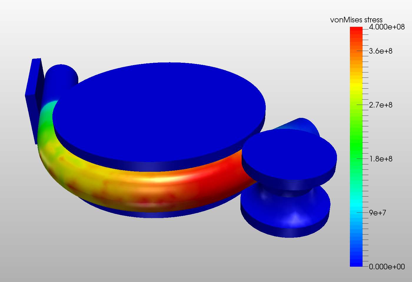 Bending of an Aluminium Pipe Simulation with FEA by ahmed...