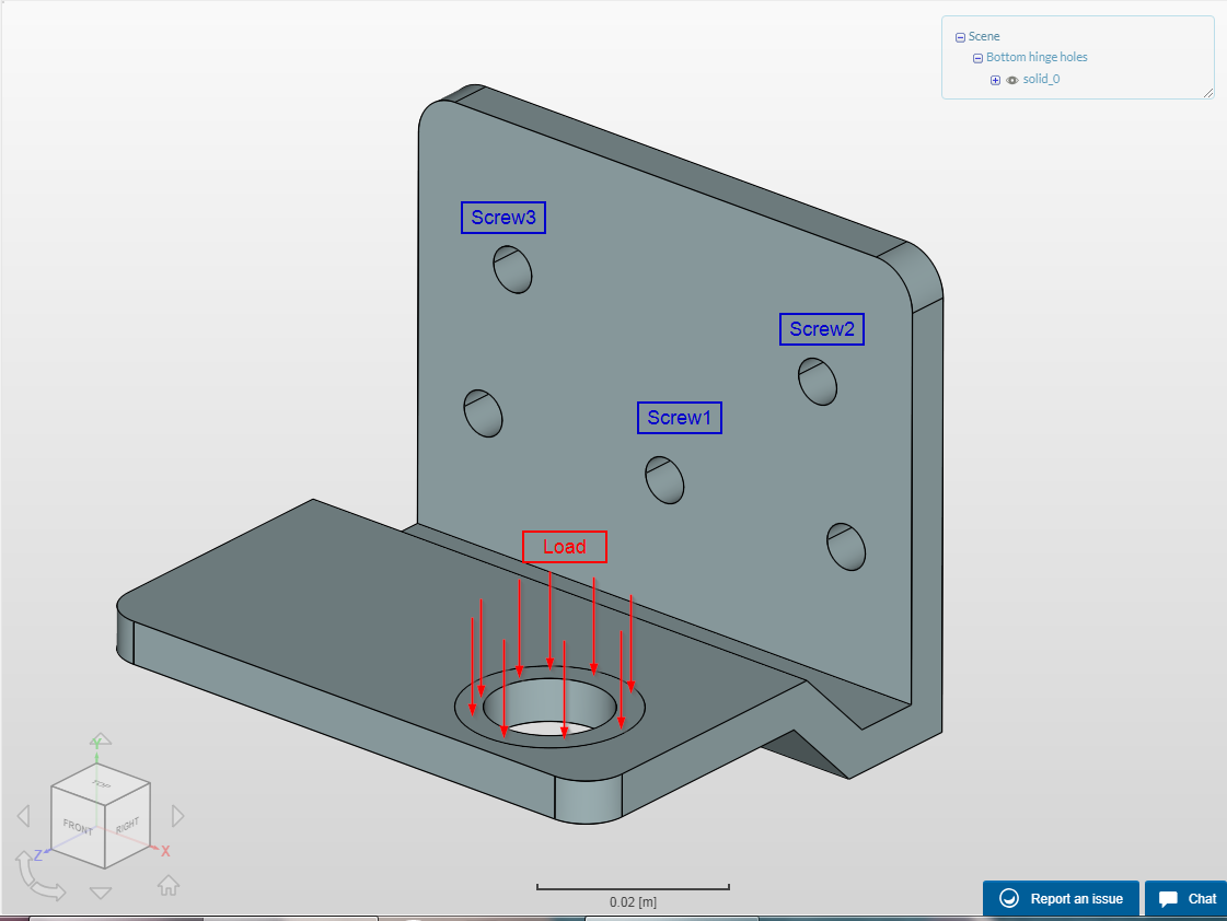 Help for reaction forces screw joints Project Support SimScale