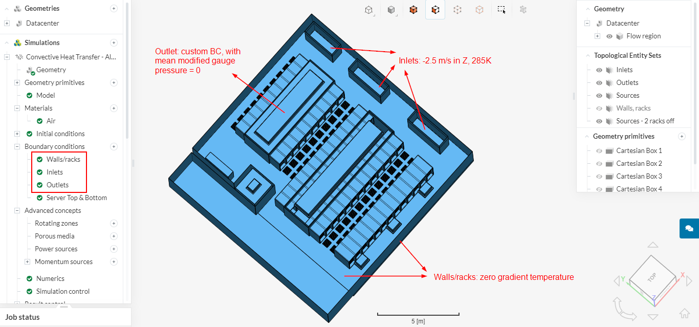 Data center - Cooling system by RicardoParis | SimScale...