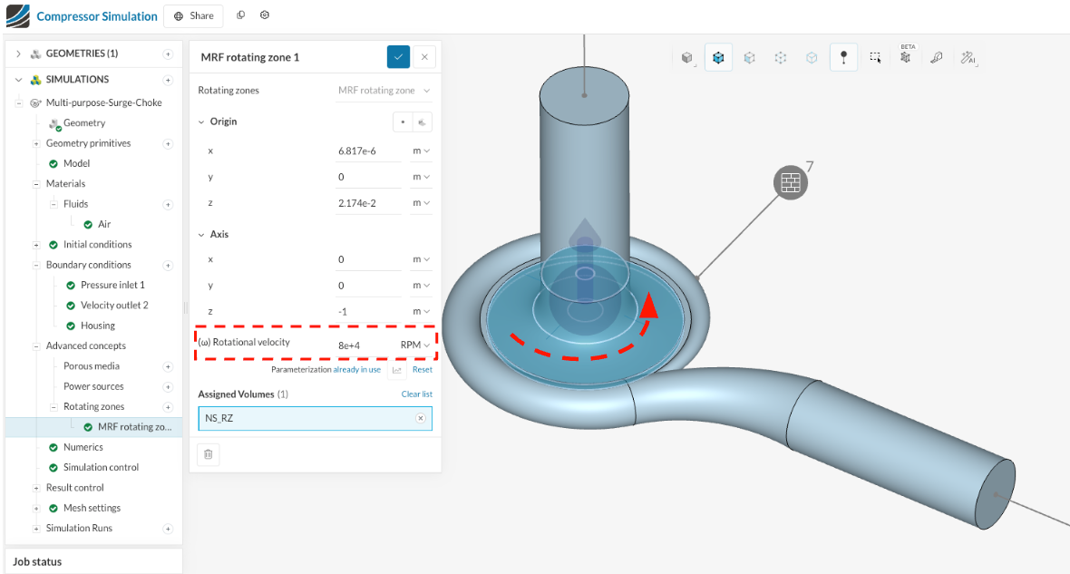 Compressor Simulation by ananthu_ajit | SimScale
