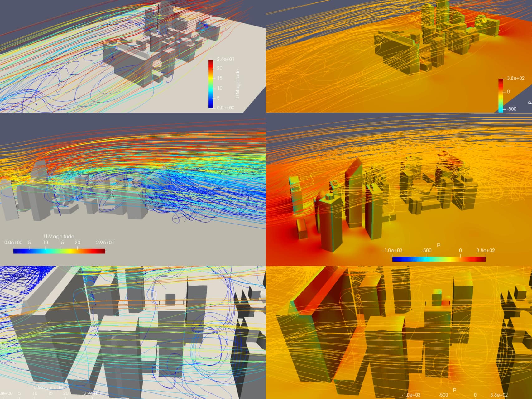 Wind Raster City Wind field over city landscape by fsite | SimScale...