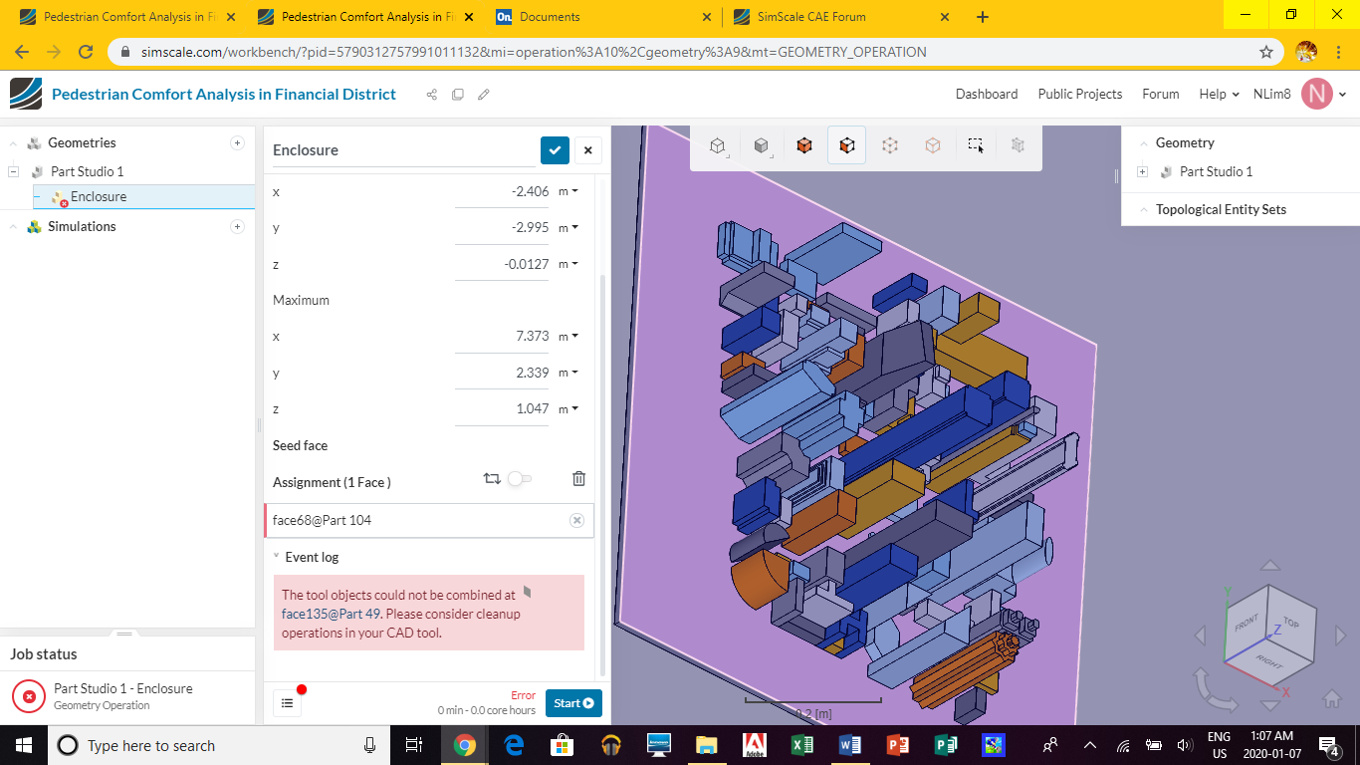 Pedestrian Wind Comfort Analysis - Project Support - SimScale CAE Forum