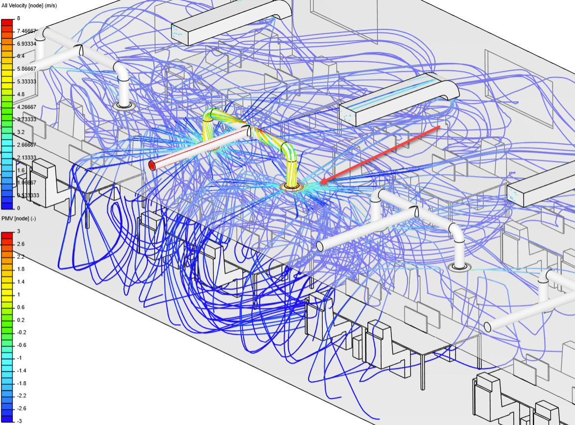Thermal Comfort of an office space seating 40 people by J...