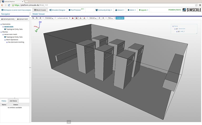server room cooling CAD Model