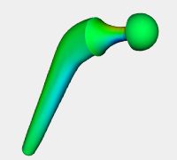 hip joint prosthesis simulation