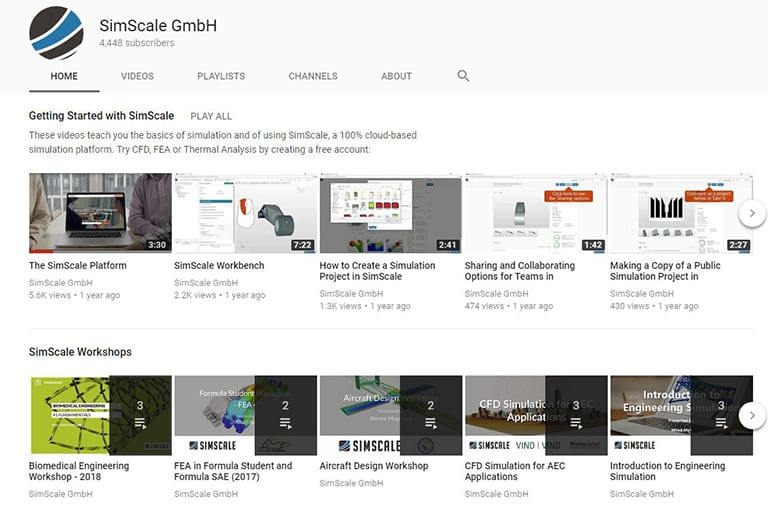 SimScale YouTube