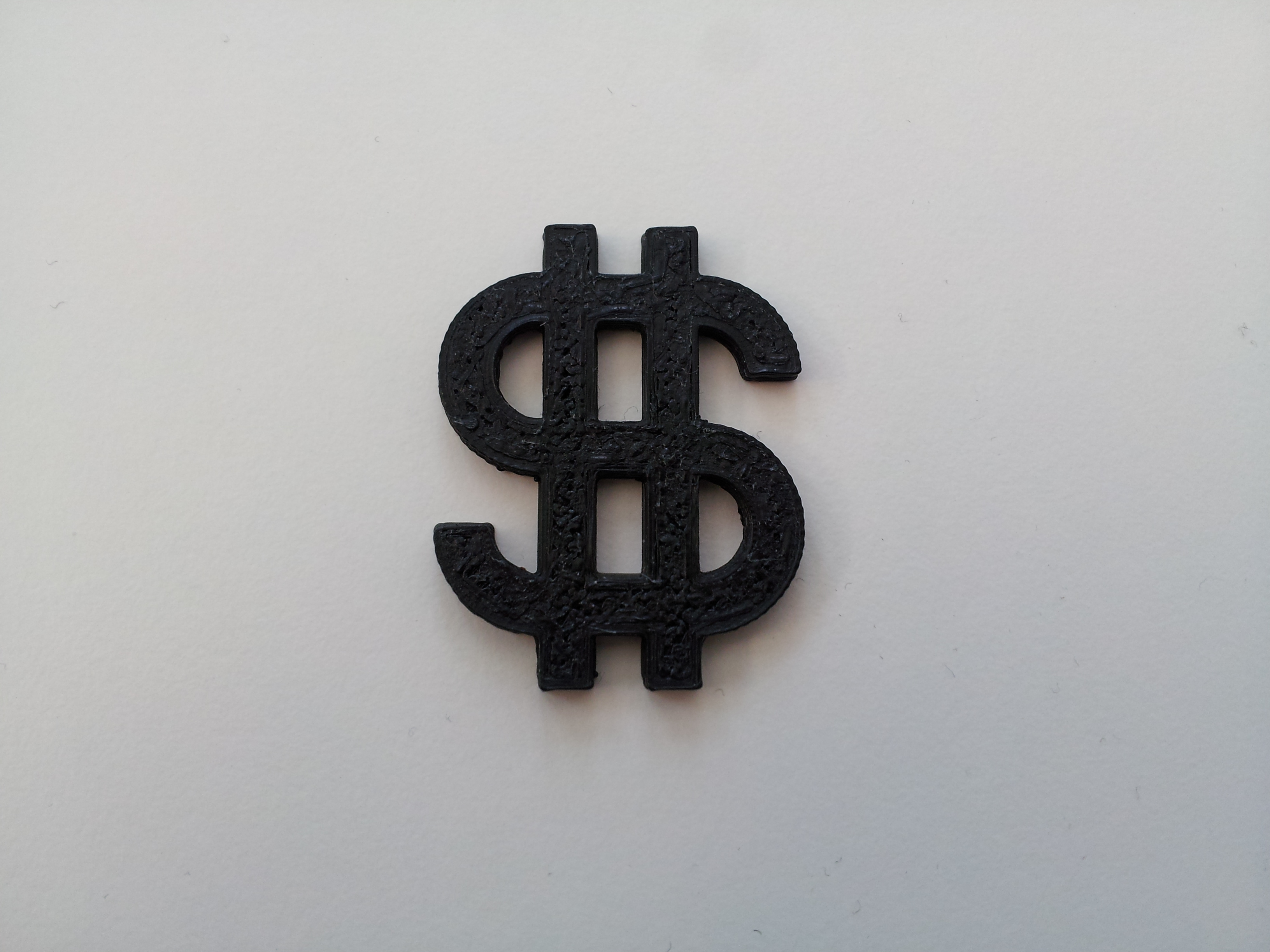 SimScale offices - 3D printed dollar sign