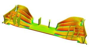 F1 car front wing aerodynamic car design cfd simulation