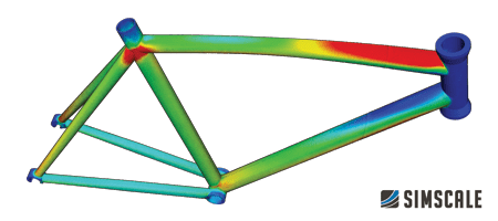 fea simulation and structural analysis of a bike frame