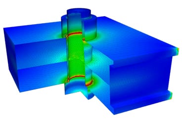 structural analysis bolted connection von mises stress analysis and fea simulation