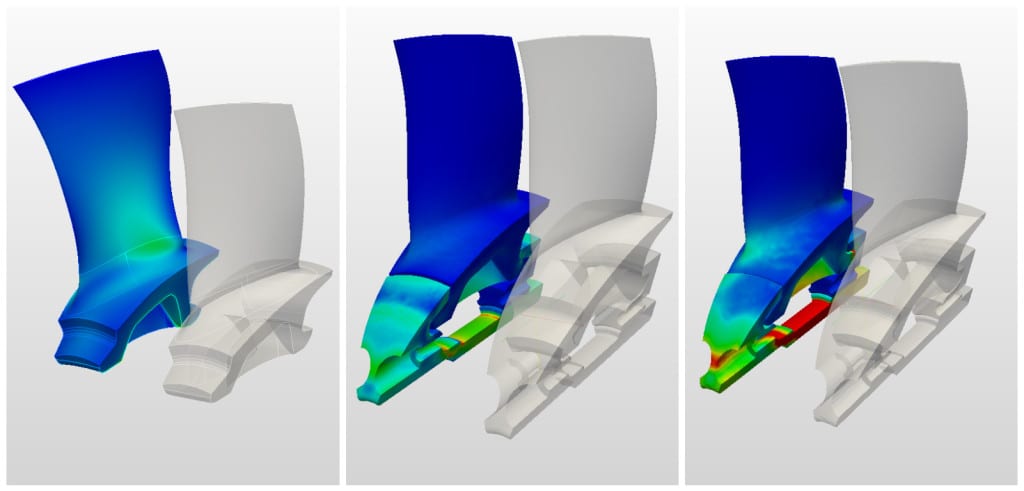 turbomachinery blade simulation fea stress analysis