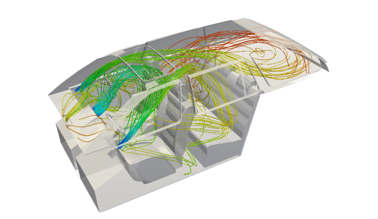 car cabin ventilation airflow cfd simulation - hvac system design using computational methods for fluid dynamics