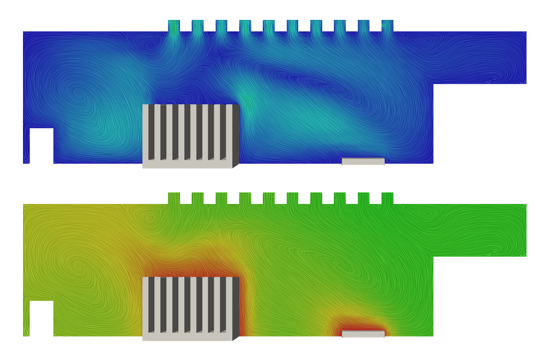 Heat sink design thermal analysis with SimScale