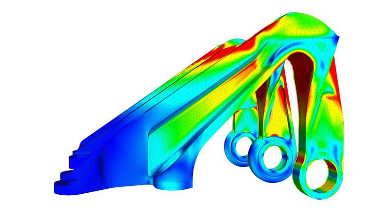 aircraft bearing bracket FEM