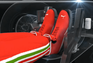 motorsport F1 car pedal