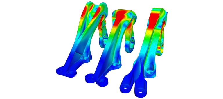 how to learn FEA: finite element analysis of Bearing Bracket of an Airplane Engine