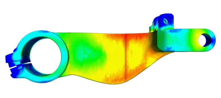 FEA Structural Analysis of a Motorbike Swingarm with SimScale