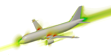 plane aerodynamics simulation