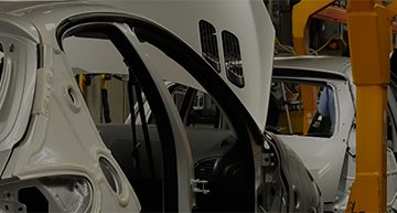 production line of an automotive industry site