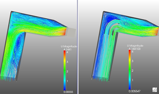 simulation inlet duct