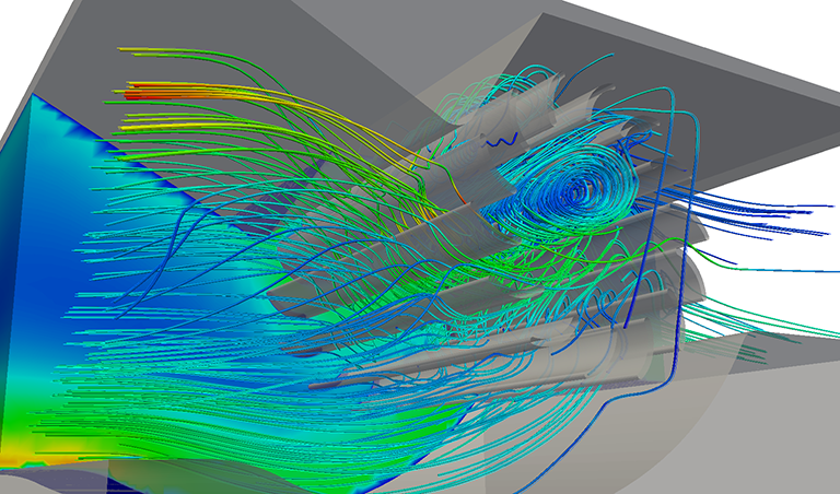 cross flow fan or tangential fan cfd analysis and cfd simulation