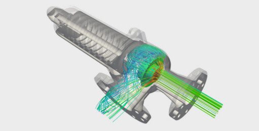 solid body interaction computational fluid dynamics simscale 