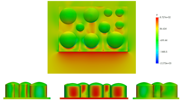 tank farm wind load analysis pressure distribution