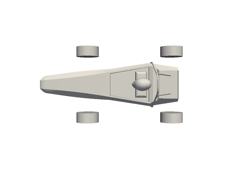 Formula Student race car design cad model