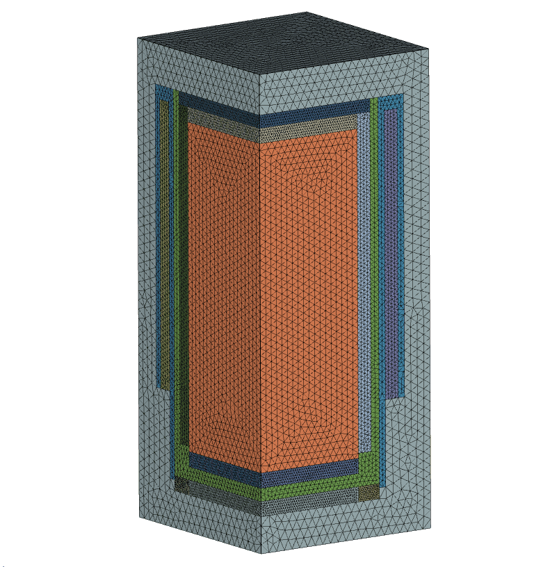 mesh CAD file of insulated shipping box