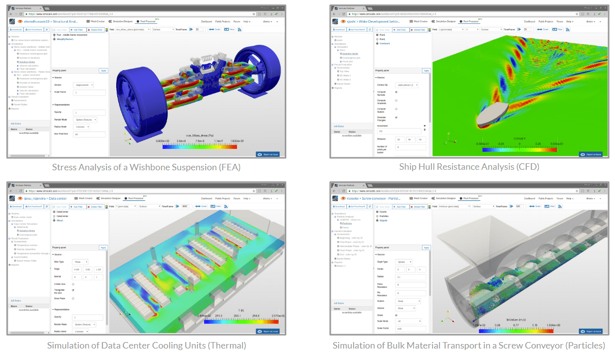 design optimization tools, fea, cfd, thermal analysis, particle simulation