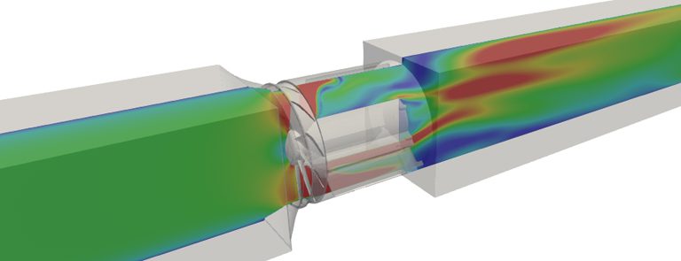 CFD Simulations of the Micro Wind Turbine MicroCube Slice