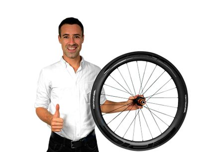 Tokyowheel's CEO James Ferrer Holding a Carbon Wheel